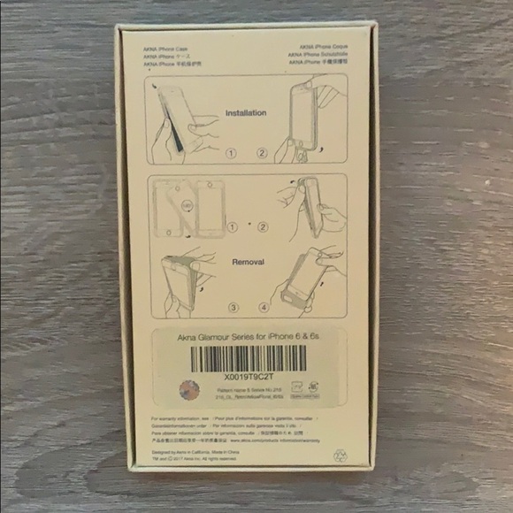 Akna/Trina Turk iPhone 6/6S Silicone Phone Case Set of Two Zebra Floral Print - Picture 8 of 10